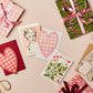 Pink Gingham 'Mum' Heart