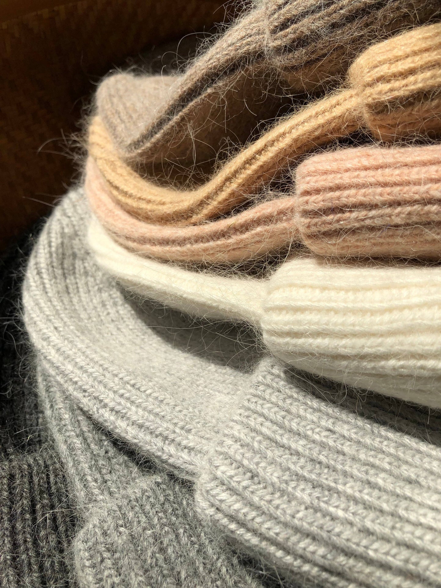 Royal Angora Beanie - Neutral