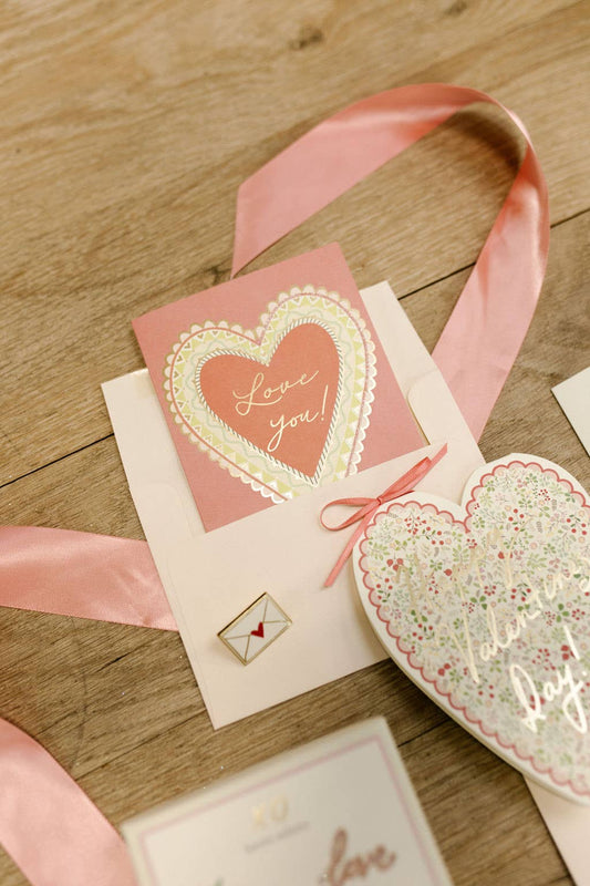 Love You Heart Greeting Card