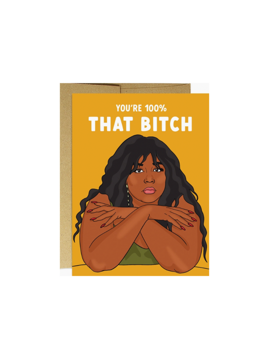 Lizzo 100% That B Card