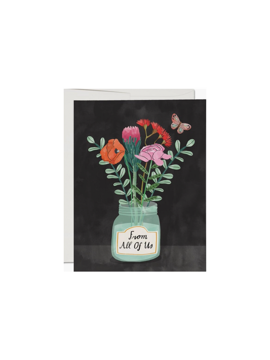 Flowers from Us Card